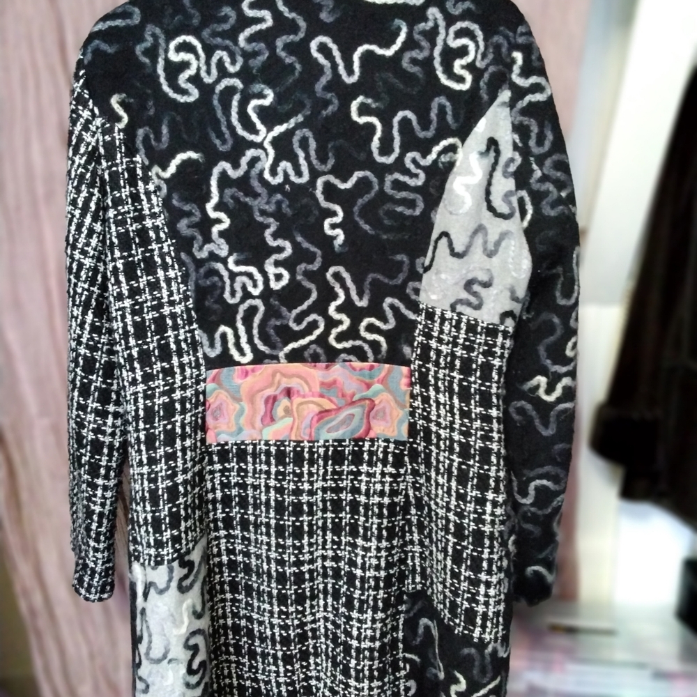 Adore Women's Multicolor Patchwork Cape - image 3